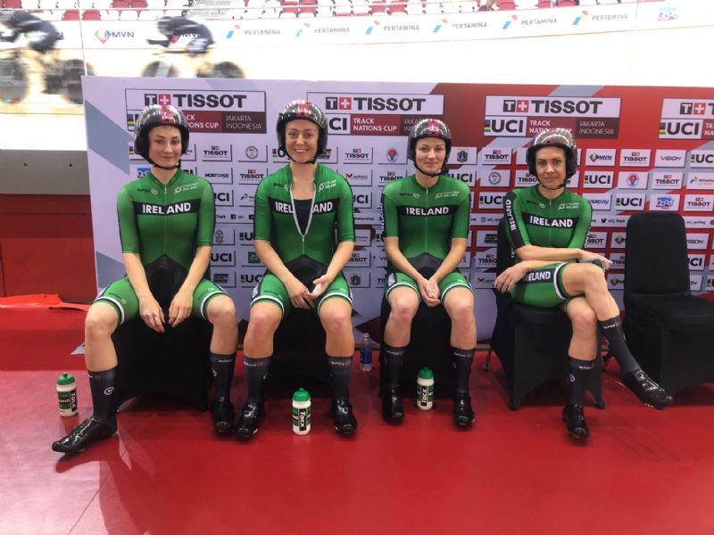 Ireland Set New Women’s Team Pursuit National Record At UCI Tissot Nations Cup 